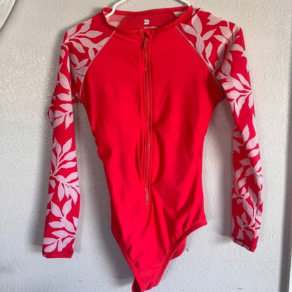 Small Backless Rash guard Bodysuit